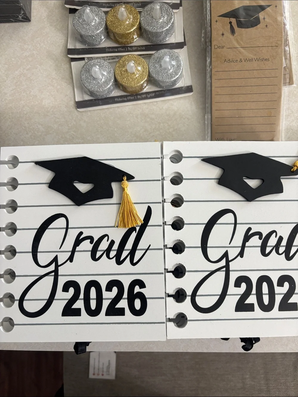 Special Moments Black and Gold Graduation Party Decorations Kit